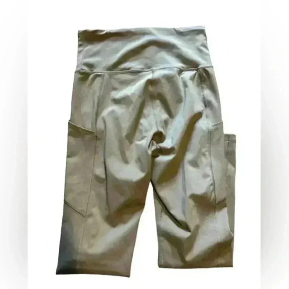 American Eagle The Everything Pocket Greenish‎ Khaki Leggings, M - Picture 4 of 4